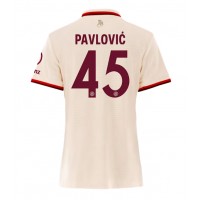 Camisa de time de futebol Bayern Munich Aleksandar Pavlovic #45 Replicas 3º Equipamento Feminina 2024-25 Manga Curta